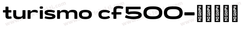 turismo cf500字体转换